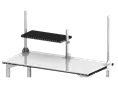 Demi-étagère profondeur 40 cm pour table 140 x 90 cm | ETDEMI400-14 | Bulteau Systems